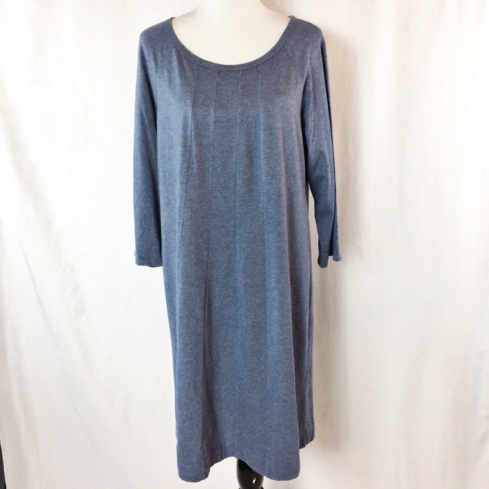 FINAL J. Jill 3/4 Sleeve Knit Tunic Dress
